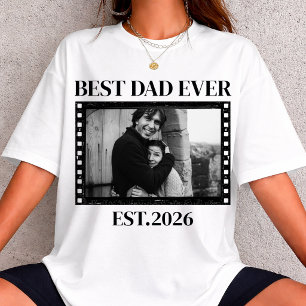 Benutzerdefiniertes Vintage-Nostalgie-Foto-Geburts T-Shirt