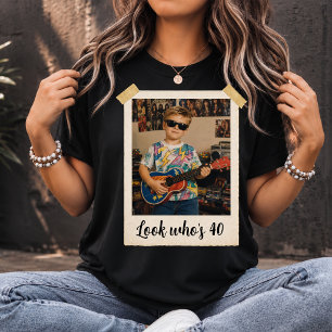 Benutzerdefiniertes Vintage-Polaroid-Foto, Freunde T-Shirt