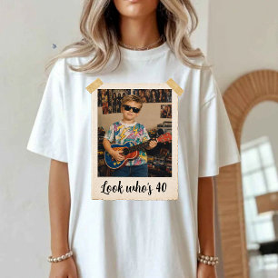 Benutzerdefiniertes Vintage-Polaroid-Foto, Freunde T-Shirt