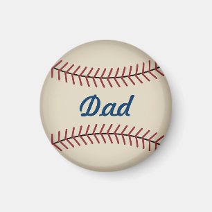 Benutzerdefiniertes Vintages Baseball-Magnet Magnet
