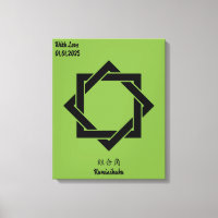 Benutzerdefiniertes Vintages Minimalistisches japa