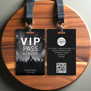 Benutzerdefiniertes VIP Alle Access QR Code Event Ausweis