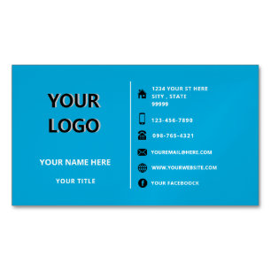 Benutzerdefiniertes Visitenkarten-Magnet mit Logo  Magnetische Visitenkarte
