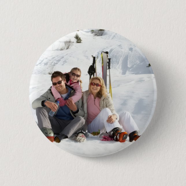 Benutzerdefiniertes Vollfoto-Bild-Upload-Design Button (Vorderseite)