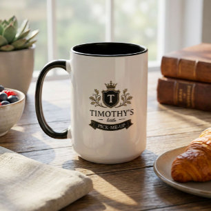 Benutzerdefiniertes Wappen Kleiner Aufmunterer Lus Tasse