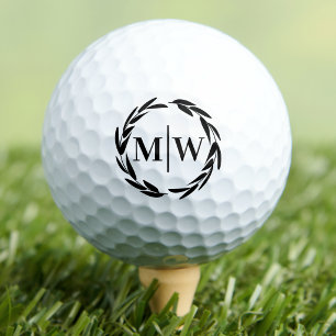 Benutzerdefiniertes Wappenmonogramm Golfball
