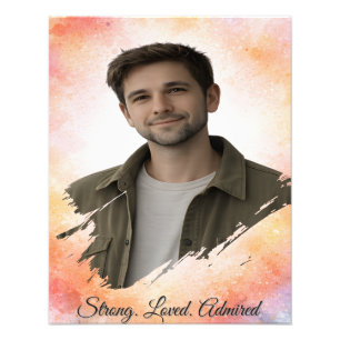 Benutzerdefiniertes Wasserfarbe-Foto-Geschenk zum  Fotodruck