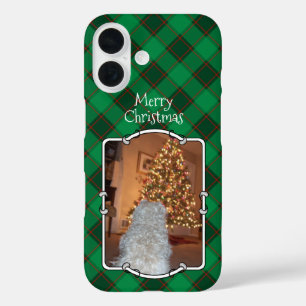 Benutzerdefiniertes Weihnachts-Foto Rot und Grün K iPhone 16 Hülle