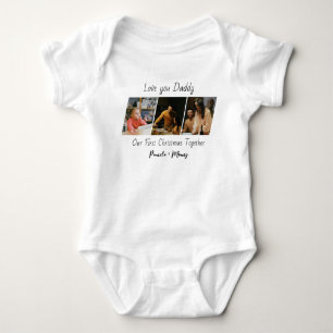 Benutzerdefiniertes Weihnachtsfoto Baby-Body Baby Strampler