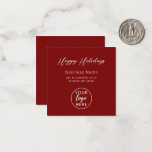 Benutzerdefiniertes Weihnachtslogo für professione Mitteilungskarte