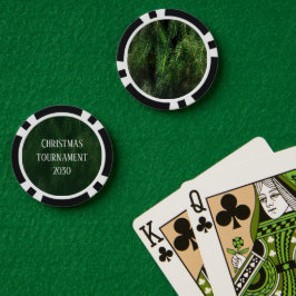 Benutzerdefiniertes Weihnachtsturnier oder -party Pokerchips