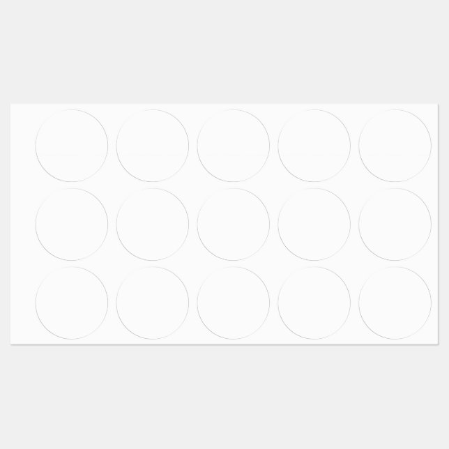 Benutzerdefiniertes weißes einfaches Design Foto o Etiketten (Blatt)