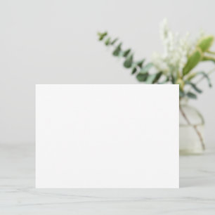 Benutzerdefiniertes weißes einfaches Design Foto o Feiertagskarte