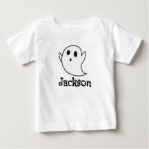 Benutzerdefiniertes weißes Gespenst-Halloween-T-Sh
