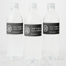 Benutzerdefiniertes Werbegeschäft-Logo Wasserflasc