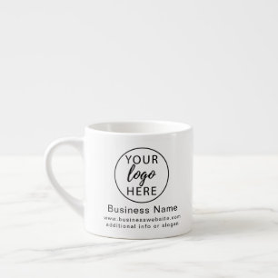 Benutzerdefiniertes Werbegeschäftslogo Espressotasse