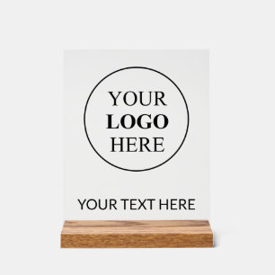 Benutzerdefiniertes Werbelogo - Keine Mindestbeste Acrylschild