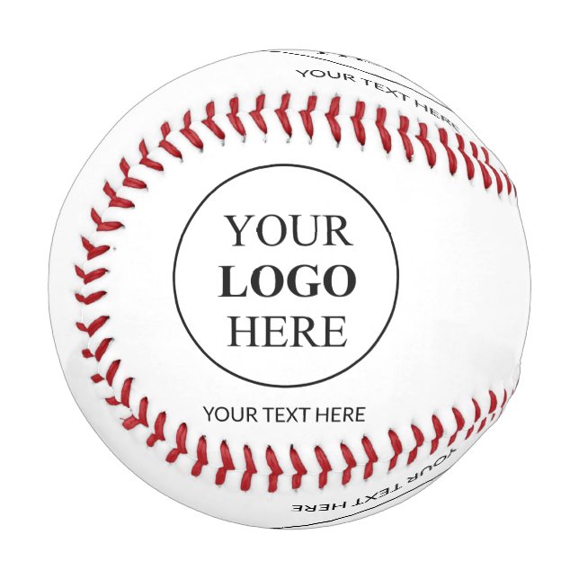 Benutzerdefiniertes Werbelogo - Keine Mindestbeste Baseball (Vorderseite Links)