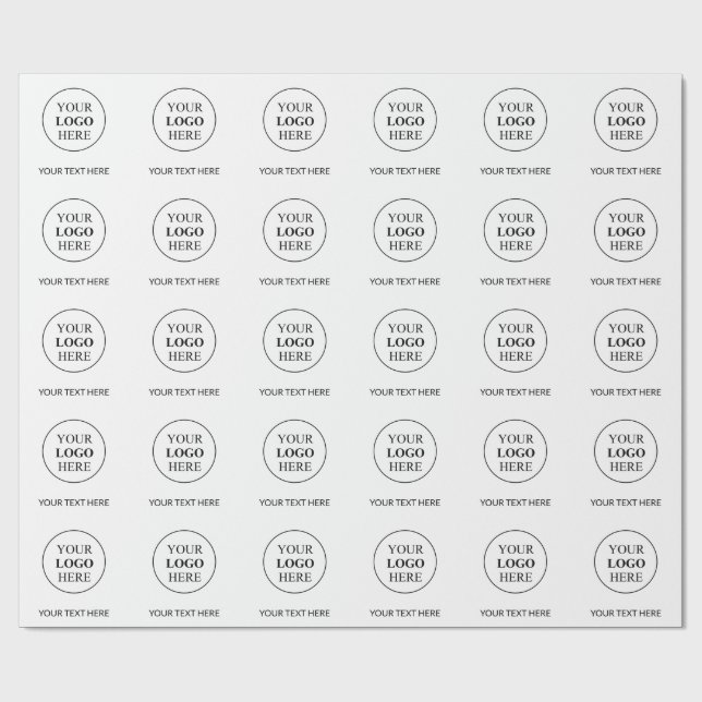 Benutzerdefiniertes Werbelogo - Keine Mindestbeste Geschenkpapier (Flach)