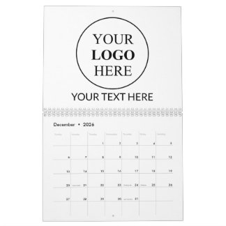Benutzerdefiniertes Werbelogo - Keine Mindestbeste Kalender