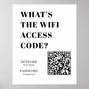 Benutzerdefiniertes WiFi-QR   Was ist der WiFi-Cod Poster