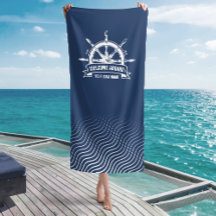 Benutzerdefiniertes Willkommen an Bord, nautisches