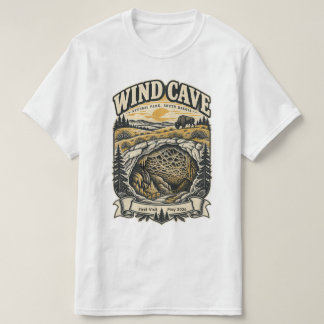 Benutzerdefiniertes Wind Cave National Park Vintag T-Shirt