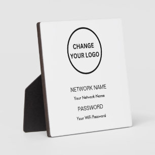 Benutzerdefiniertes WLAN-Netzwerk und Passwort-Sch Fotoplatte