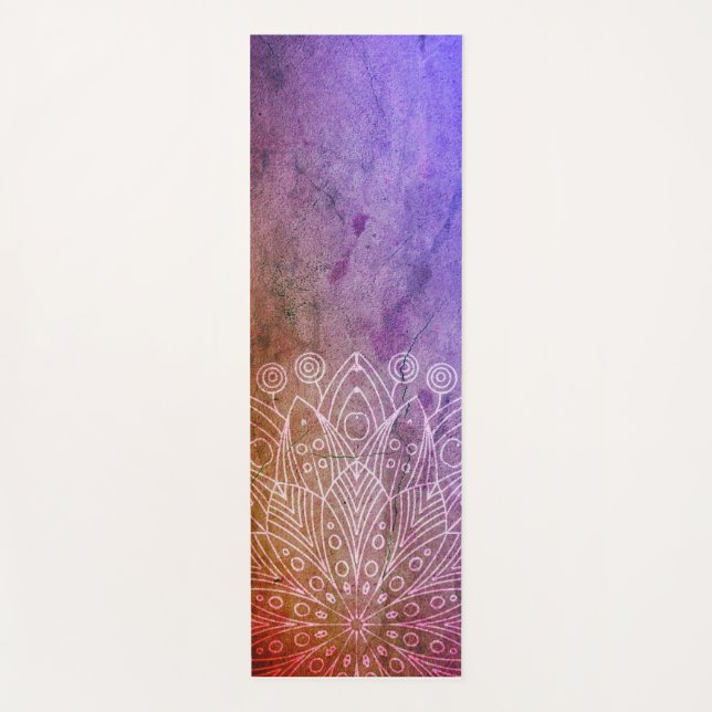 Benutzerdefiniertes Yoga-Mat-Mandala Yogamatte (Vorderseite)
