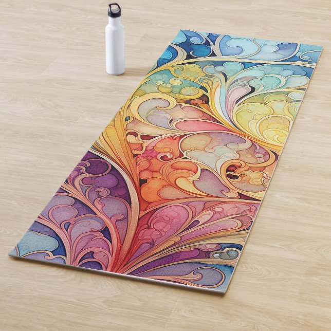 Benutzerdefiniertes Yoga passt zu Designs Yogamatte (Beispiel)