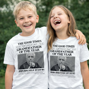 Benutzerdefiniertes Zeitungsshirt, Großvater des J T-Shirt