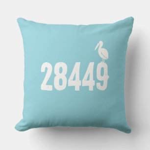 Benutzerdefiniertes Zip-Code-Design mit Pelican - Kissen