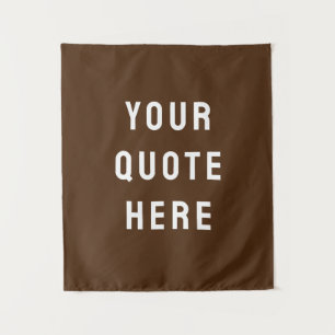 Benutzerdefiniertes Zitat-Banner Personalisiertes Wandteppich