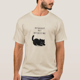 Benutzerdefiniertes Zitat Introvertiertes aber int T-Shirt