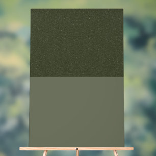 Benutzerdefiniertes Zwei-Tonen-Moos-grünes Akrylli Acrylschild