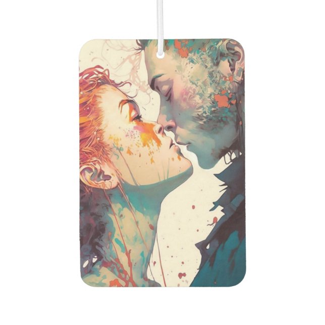 Benutzerdefiniertes zweiseitiges Foto Autolufterfrischer (Vorderseite)