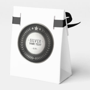 BENUTZERDRUCK DIY-MEDAILLE Silber FÜGEN SIE IHR LO Geschenkschachtel