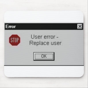 Benutzerfehler Mousepad