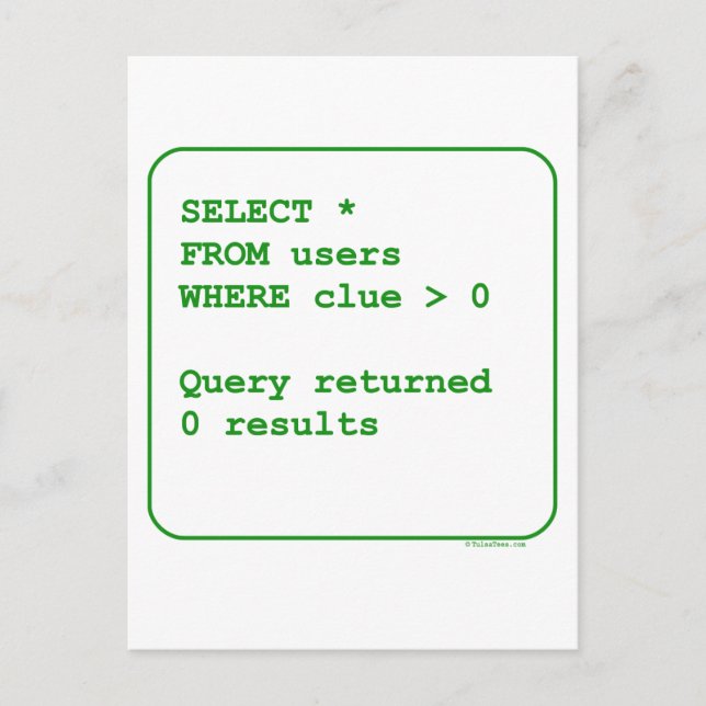 Benutzerfreundliche Benutzer Postkarte (Vorderseite)