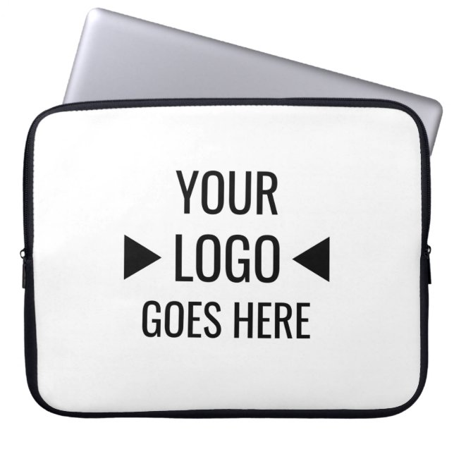 Benutzerfreundliches Firmenlogo Laptopschutzhülle (Vorderseite)