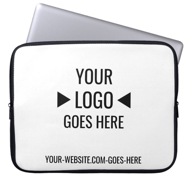Benutzerfreundliches Firmenlogo Laptopschutzhülle (Vorderseite)