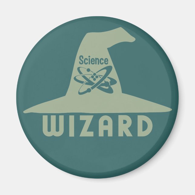 Benutzermagnet des Science Wizard Magnet (Vorne)