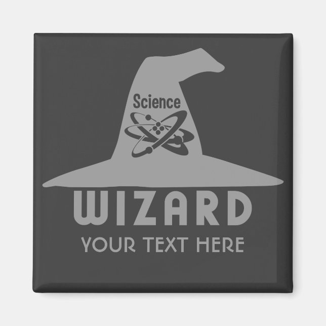 Benutzermagnet des Science Wizard Magnet (Vorne)