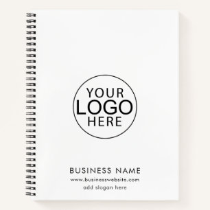 Benutzerspezifische Werbung für einfache Business- Notizbuch