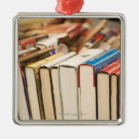 Benutzte Bücher an einem Ramsch