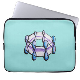 Benzene Molecule Bio Chemie Student Lehrer Laptopschutzhülle