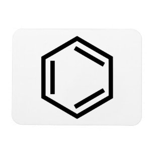 BENZENE RING SYMBOL MAGNET