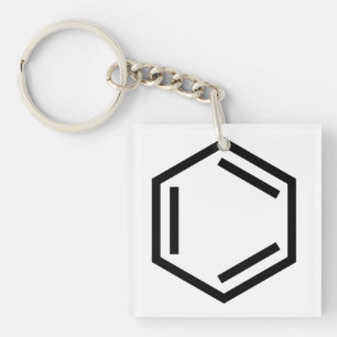BENZENE RING SYMBOL SCHLÜSSELANHÄNGER