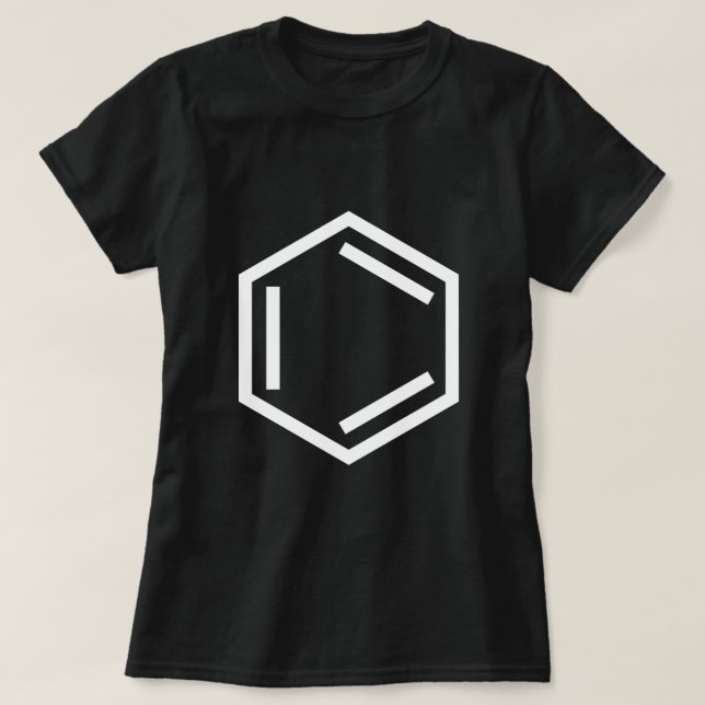 BENZENE RING SYMBOL T-Shirt (Design vorne)