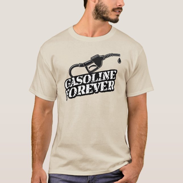 Benzin Forever - Ultimate Mechanical & Petrolhead T-Shirt (Vorderseite)